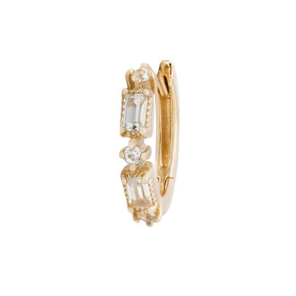 Euphoria Gold Huggie Clicker Buddha Jewelry Organics