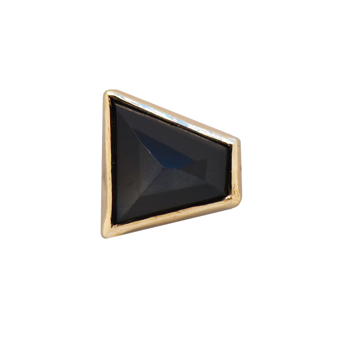 Kenya Sapphire Gold Threadless End Mettle and Silver