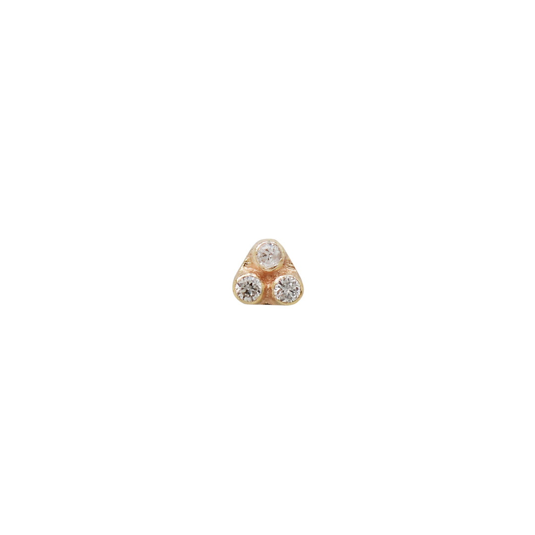 Primary Tryangle Gold Threadless End Pupil Hall