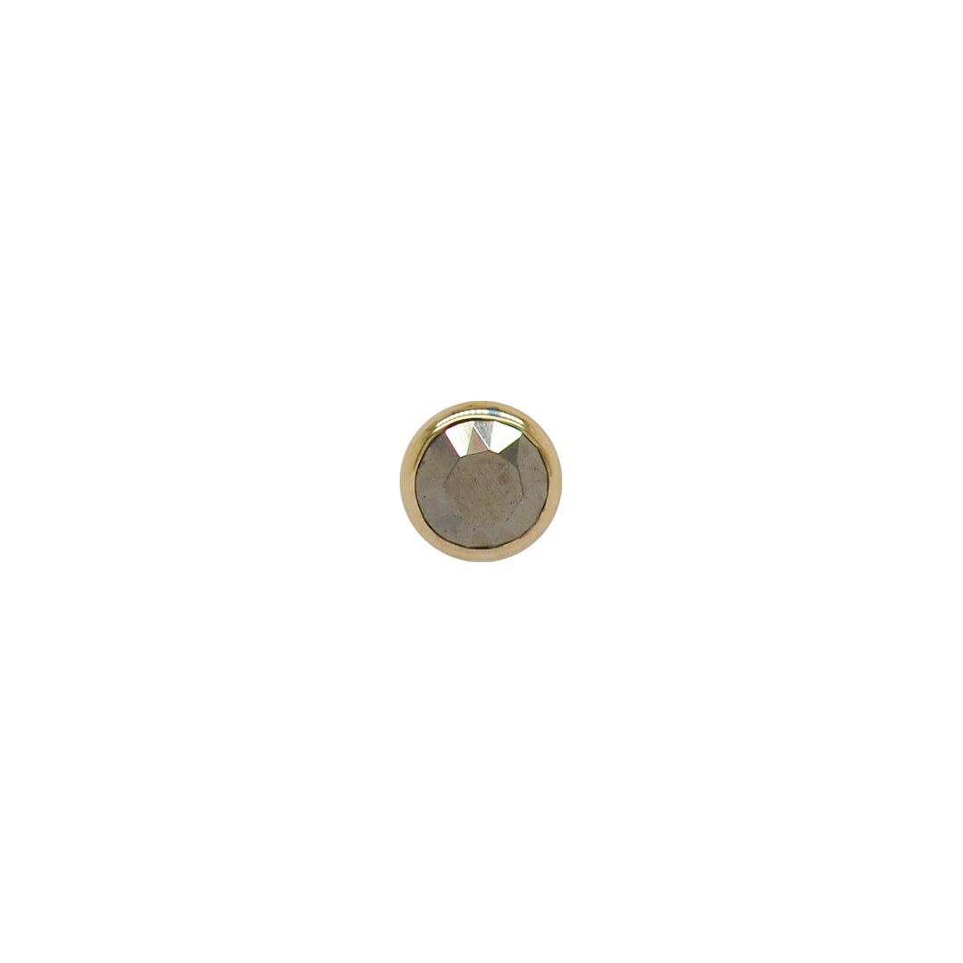 Round Cup Gold Threadless End BVLA