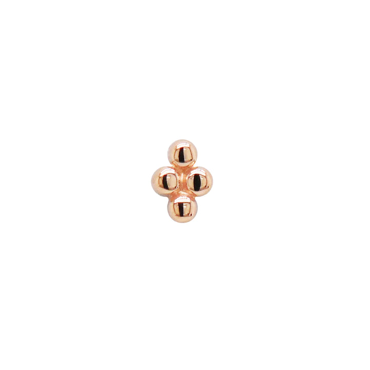 4 Bead Rhombus - Threadless End Ember