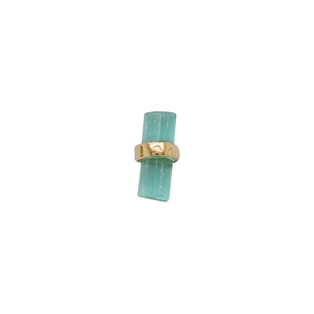 Bound By Love Tourmaline Gold Threadless End Quetzalli