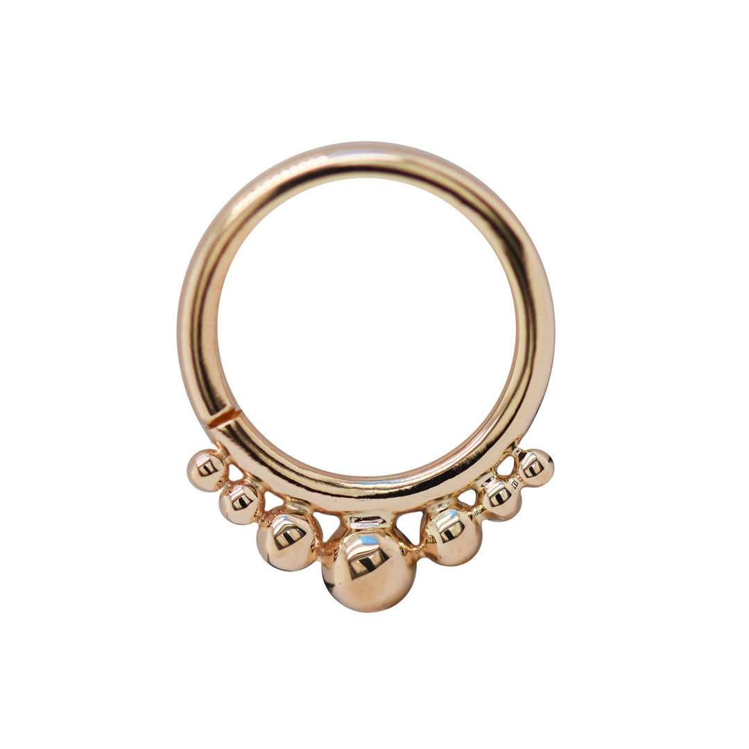 7 Beaded Gold Seamless Ring Norvoch